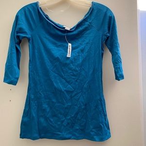 NWT Turquoise Green Off-the-Shoulder Top Old Navy